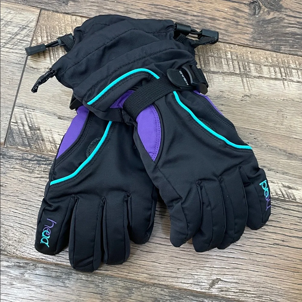 Head waterproof snow gloves girl 8-12